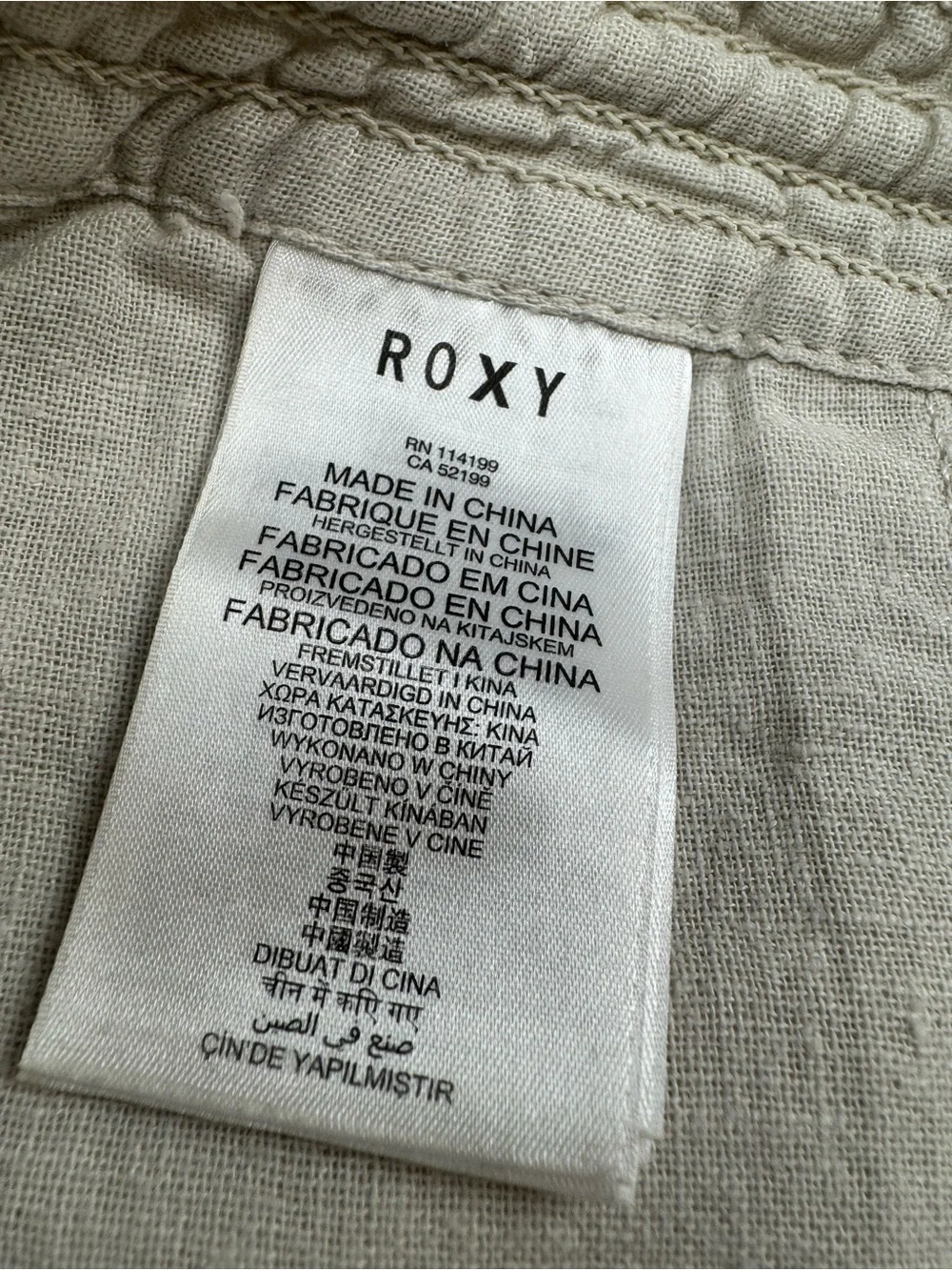 Roxy Wide-Leg Drawstring Pants Size Medium - Picture 15 of 16